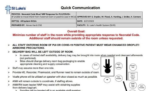 COVID 19 Resources – Neonatology Solutions